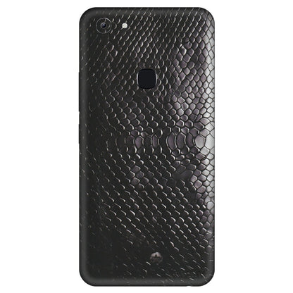 VIVO Y Series Phone Skins (All Models) - Black Snack Leather - Matte Finish (M-147) Vivo Y83