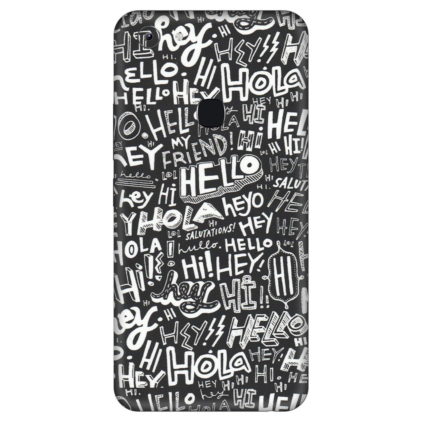 VIVO Y Series Phone Skins (All Models) - Hi Hello Doodles - Matte Finish (M-25) Vivo Y83