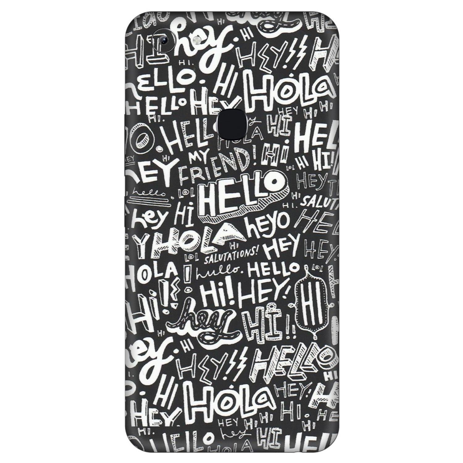 VIVO Y Series Phone Skins (All Models) - Hi Hello Doodles - Matte Finish (M-25) Vivo Y83