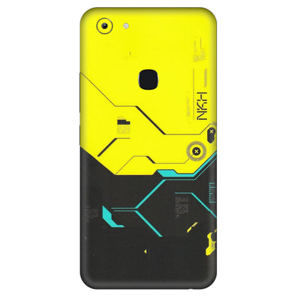 VIVO Y Series Phone Skins (All Models) - Black Yellow Technica - Matte Finish (M-53) Vivo Y83