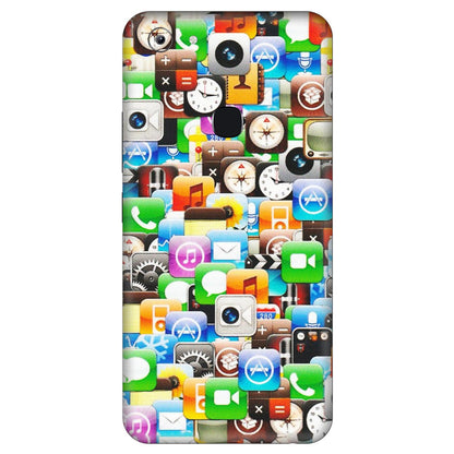 VIVO Y Series Phone Skins (All Models) - All Apple Icons - Matte Finish (M-93) Vivo Y83