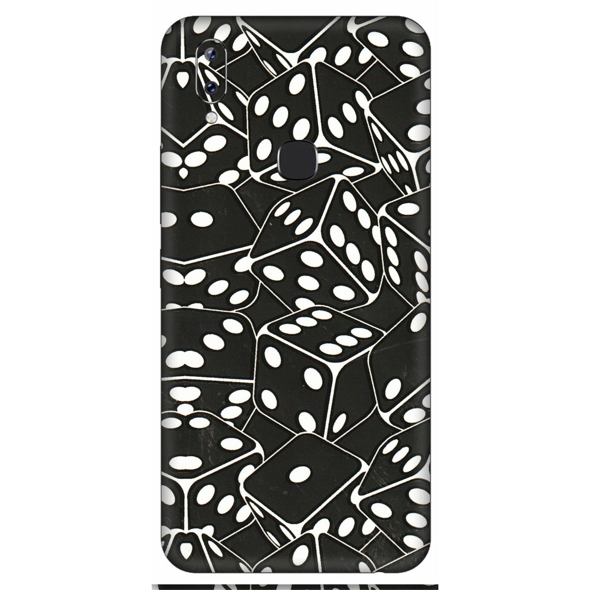 VIVO Y Series Phone Skins (All Models) - Big Black Dices - 3D Embossed Finish (L-106) Vivo Y83 Pro