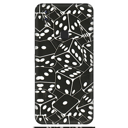 VIVO Y Series Phone Skins (All Models) - Big Black Dices - 3D Embossed Finish (L-106) Vivo Y83 Pro