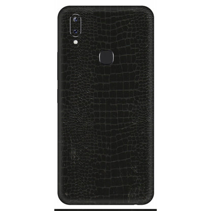 VIVO Y Series Phone Skins (All Models) - Snake Leather Black - 3D Embossed Finish (L-107) Vivo Y83 Pro