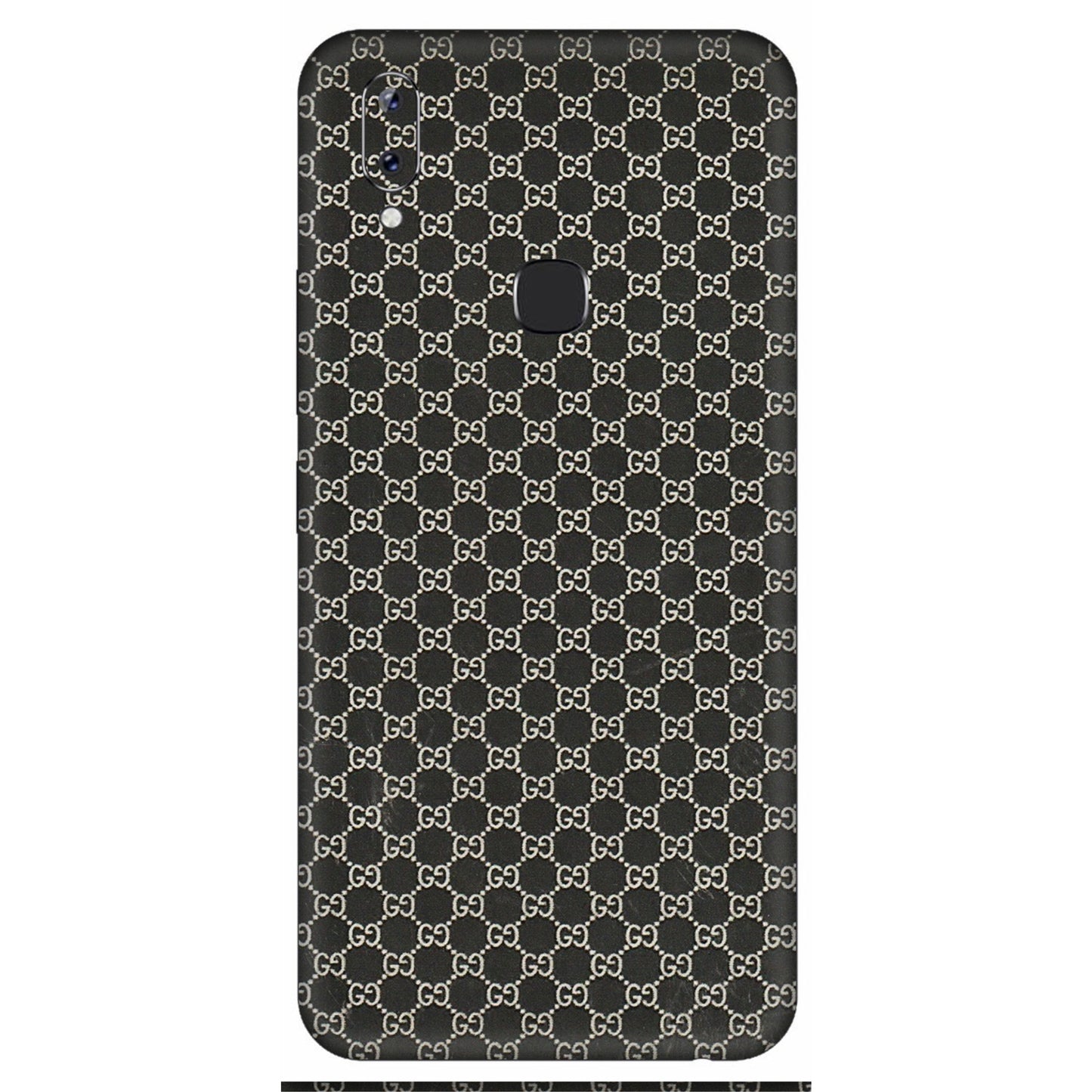 VIVO Y Series Phone Skins (All Models) - Black G Print - 3D Embossed Finish (L-109) Vivo Y83 Pro