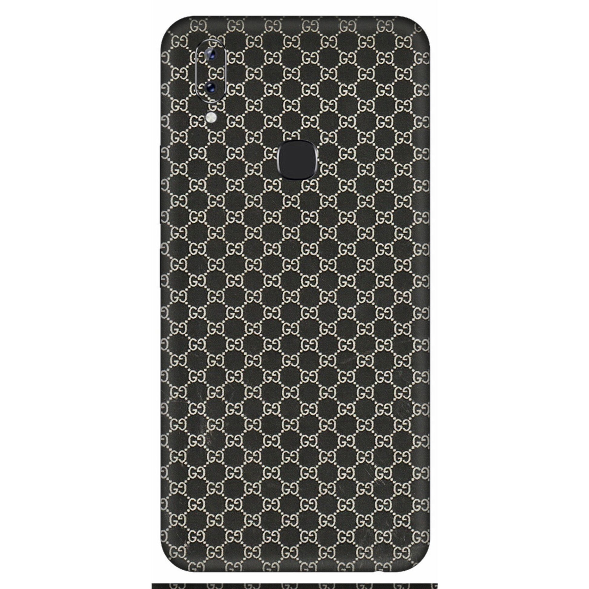 VIVO Y Series Phone Skins (All Models) - Black G Print - 3D Embossed Finish (L-109) Vivo Y83 Pro