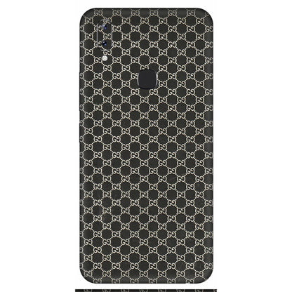 VIVO Y Series Phone Skins (All Models) - Black G Print - 3D Embossed Finish (L-109) Vivo Y83 Pro