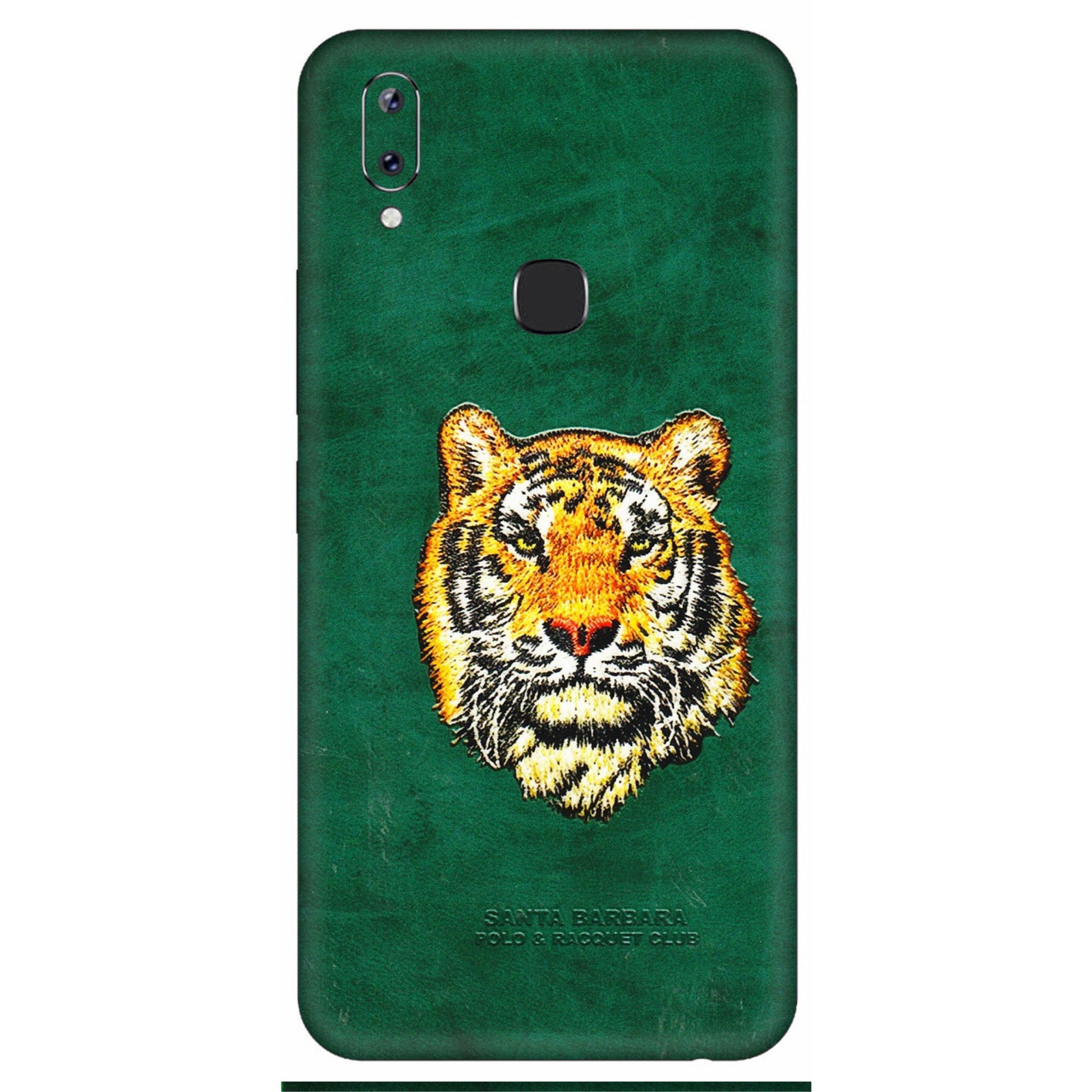 VIVO Y Series Phone Skins (All Models) - Leather Feel Tiger - 3D Embossed Finish (L-111) Vivo Y83 Pro