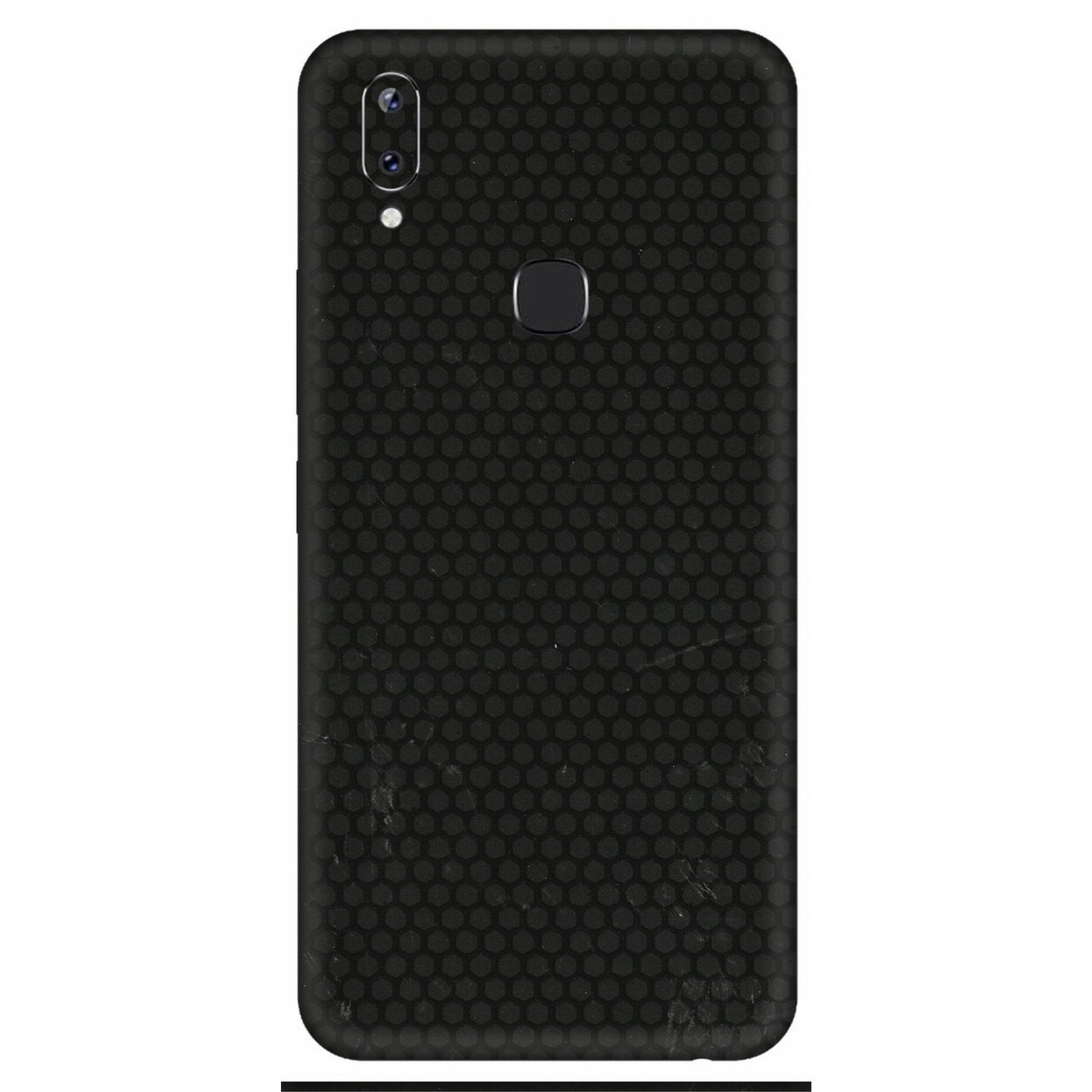 VIVO Y Series Phone Skins (All Models) - Black honeycomb - 3D Embossed Finish (L-114) Vivo Y83 Pro