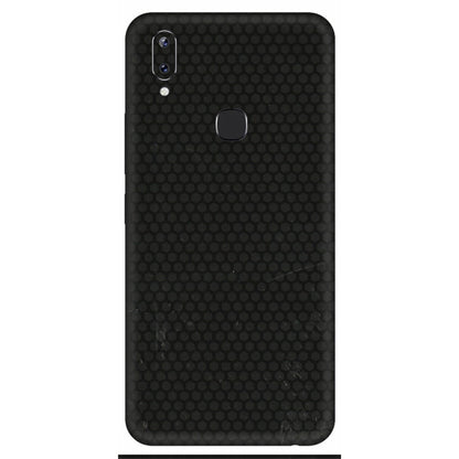 VIVO Y Series Phone Skins (All Models) - Black honeycomb - 3D Embossed Finish (L-114) Vivo Y83 Pro
