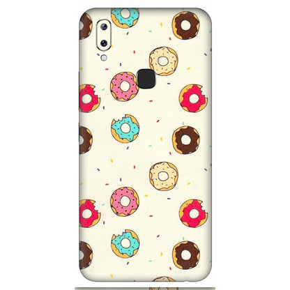 VIVO Y Series Phone Skins (All Models) - Mini Donuts Doodle Art - 3D Embossed Finish (L-122) Vivo Y83 Pro