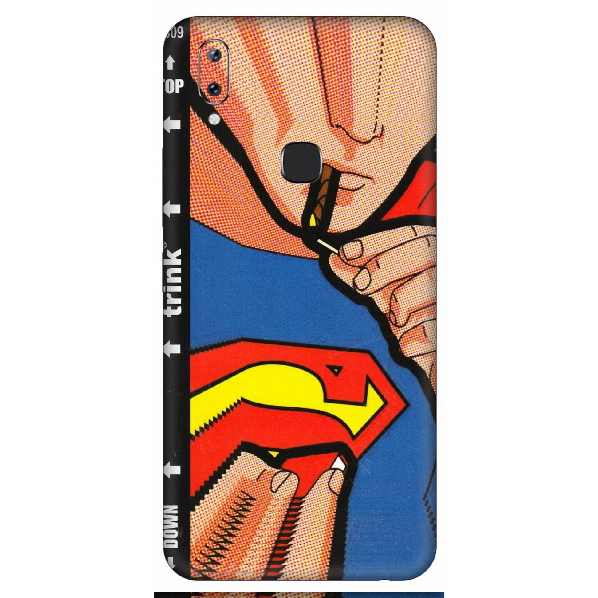VIVO Y Series Phone Skins (All Models) - Superman Sutta - 3D Embossed Finish (L-130) Vivo Y83 Pro