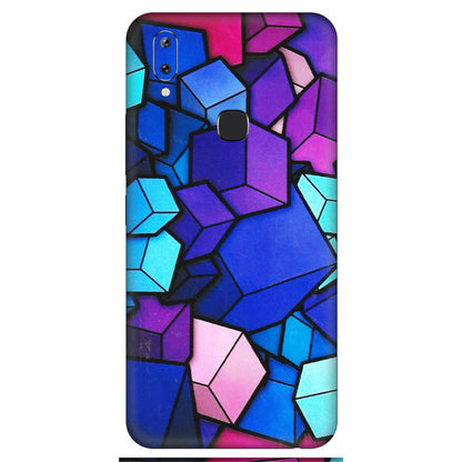 VIVO Y Series Phone Skins (All Models) - Cube Doodle - 3D Embossed Finish (L-141) Vivo Y83 Pro