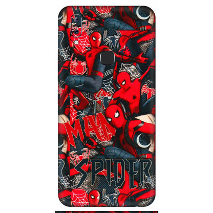 VIVO Y Series Phone Skins (All Models) - SpiderMan Cool - 3D Embossed Finish (L-188) Vivo Y83 Pro