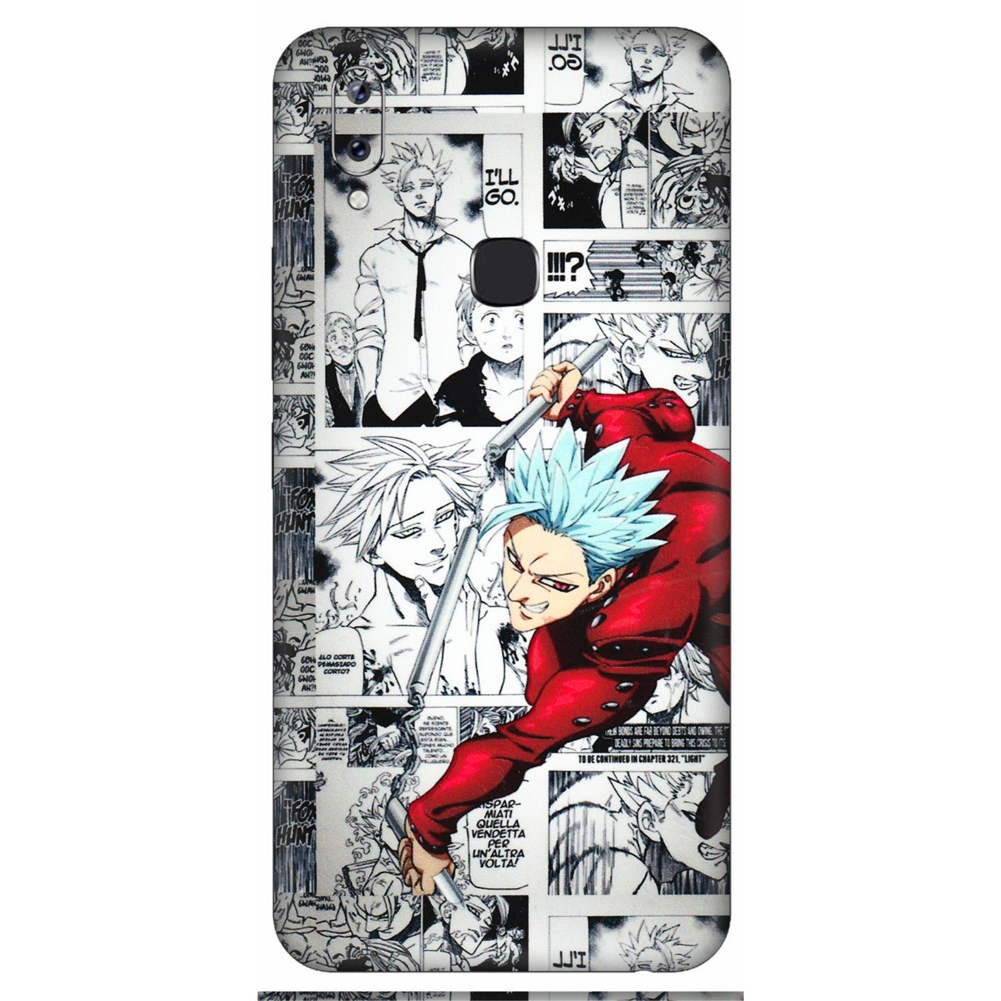 VIVO Y Series Phone Skins (All Models) - Anime Comic - 3D Embossed Finish (L-192) Vivo Y83 Pro