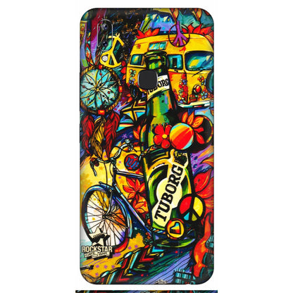 VIVO Y Series Phone Skins (All Models) - Cool Beer Bottle - 3D Embossed Finish (L-193) Vivo Y83 Pro