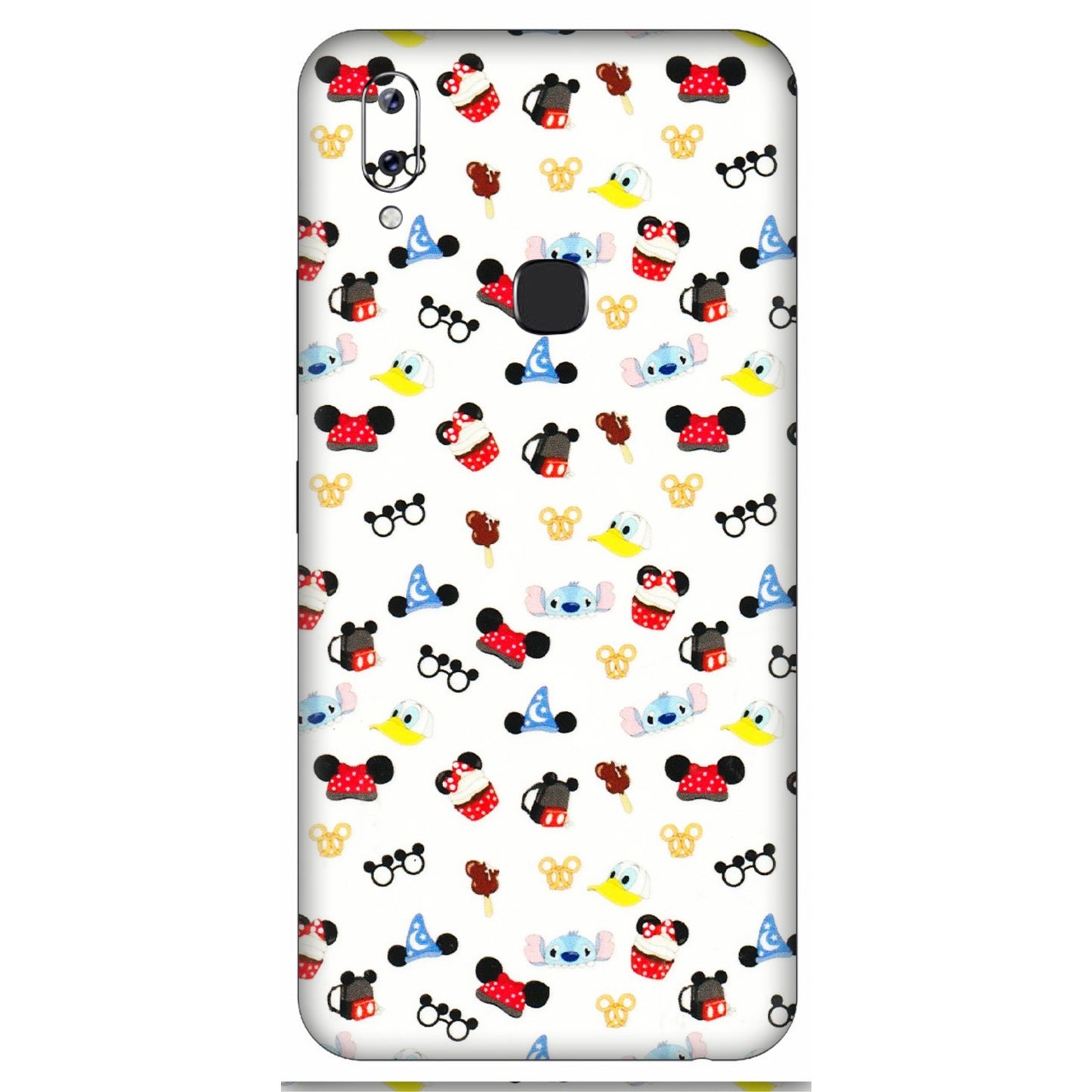 VIVO Y Series Phone Skins (All Models) - Minnie Mouse & Donald Doodles s - 3D Embossed Finish (L-194) Vivo Y83 Pro