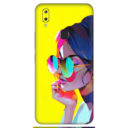 VIVO Y Series Phone Skins (All Models) - Bold Stylish Girl - 3D Embossed Finish (L-222) Vivo Y83 Pro