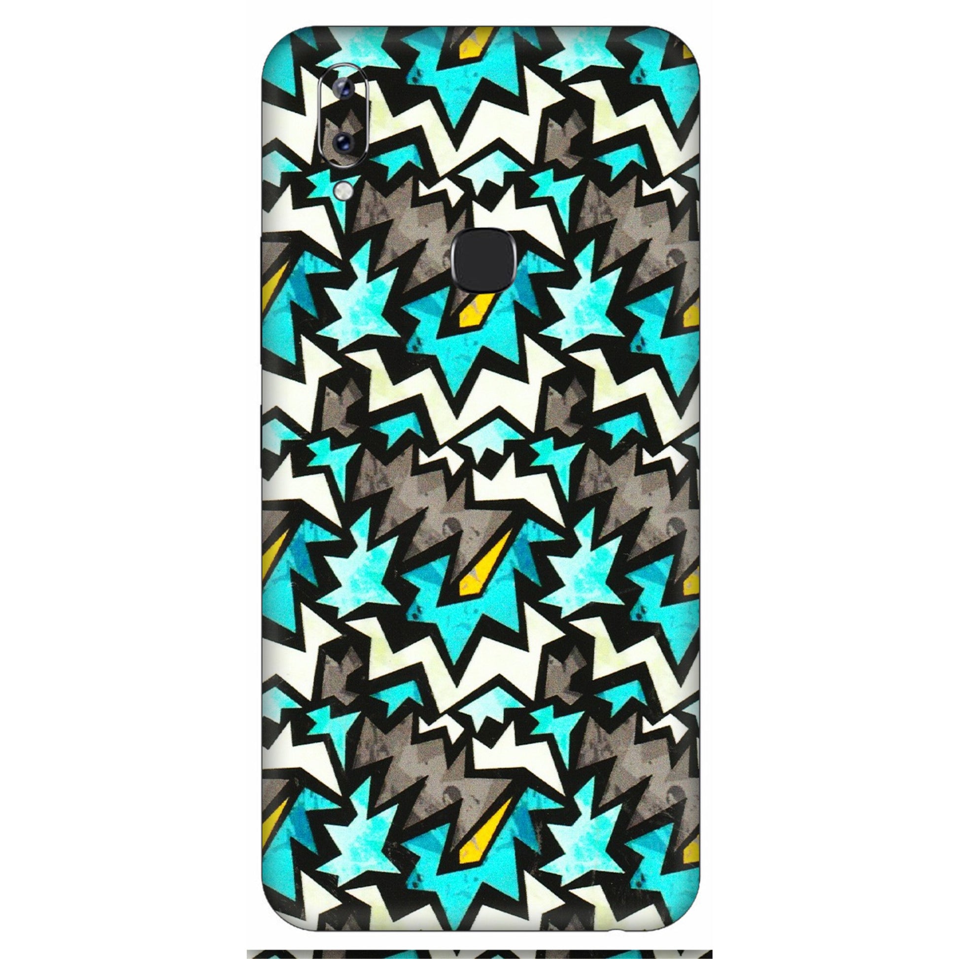 VIVO Y Series Phone Skins (All Models) - Funky Zig Zag - 3D Embossed Finish (L-223) Vivo Y83 Pro