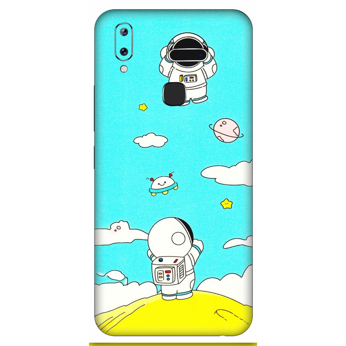 VIVO Y Series Phone Skins (All Models) - Blue Skies Astro Float - 3D Embossed Finish (L-230) Vivo Y83 Pro