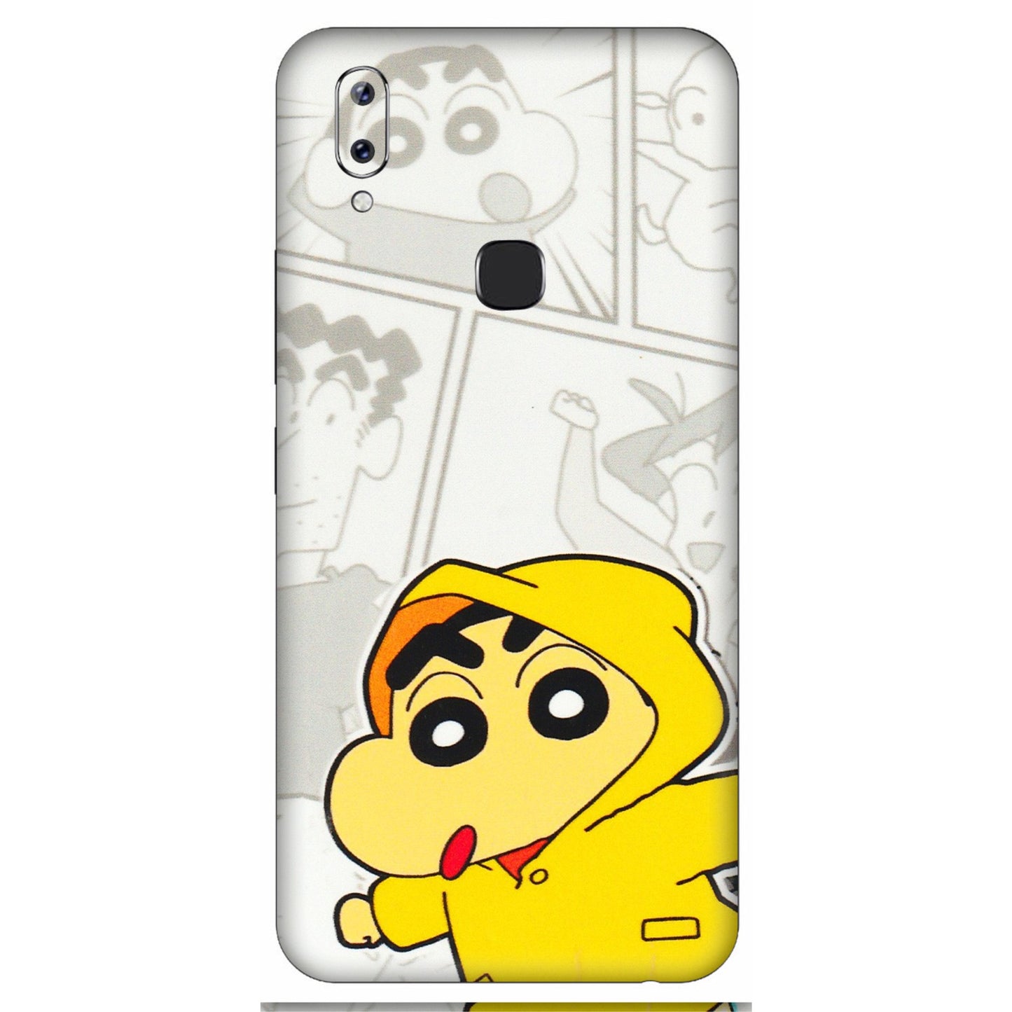 VIVO Y Series Phone Skins (All Models) - Yellow Shinchan Comic - 3D Embossed Finish (L-246) Vivo Y83 Pro