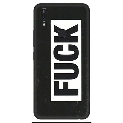 VIVO Y Series Phone Skins (All Models) - The F Word - 3D Embossed Finish (L-255) Vivo Y83 Pro