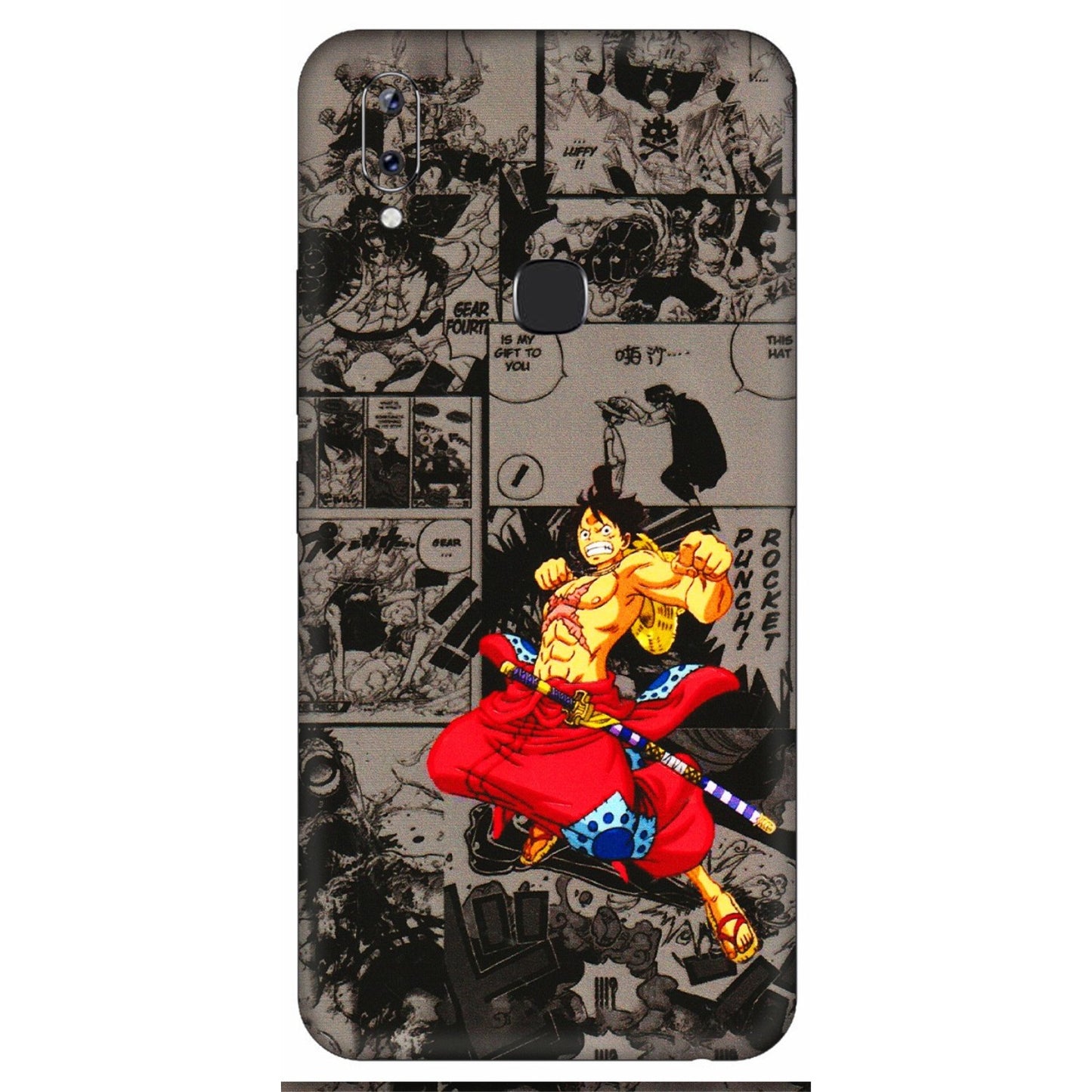 VIVO Y Series Phone Skins (All Models) - One Piece Rocket Punch Manga - 3D Embossed Finish (L-25) Vivo Y83 Pro
