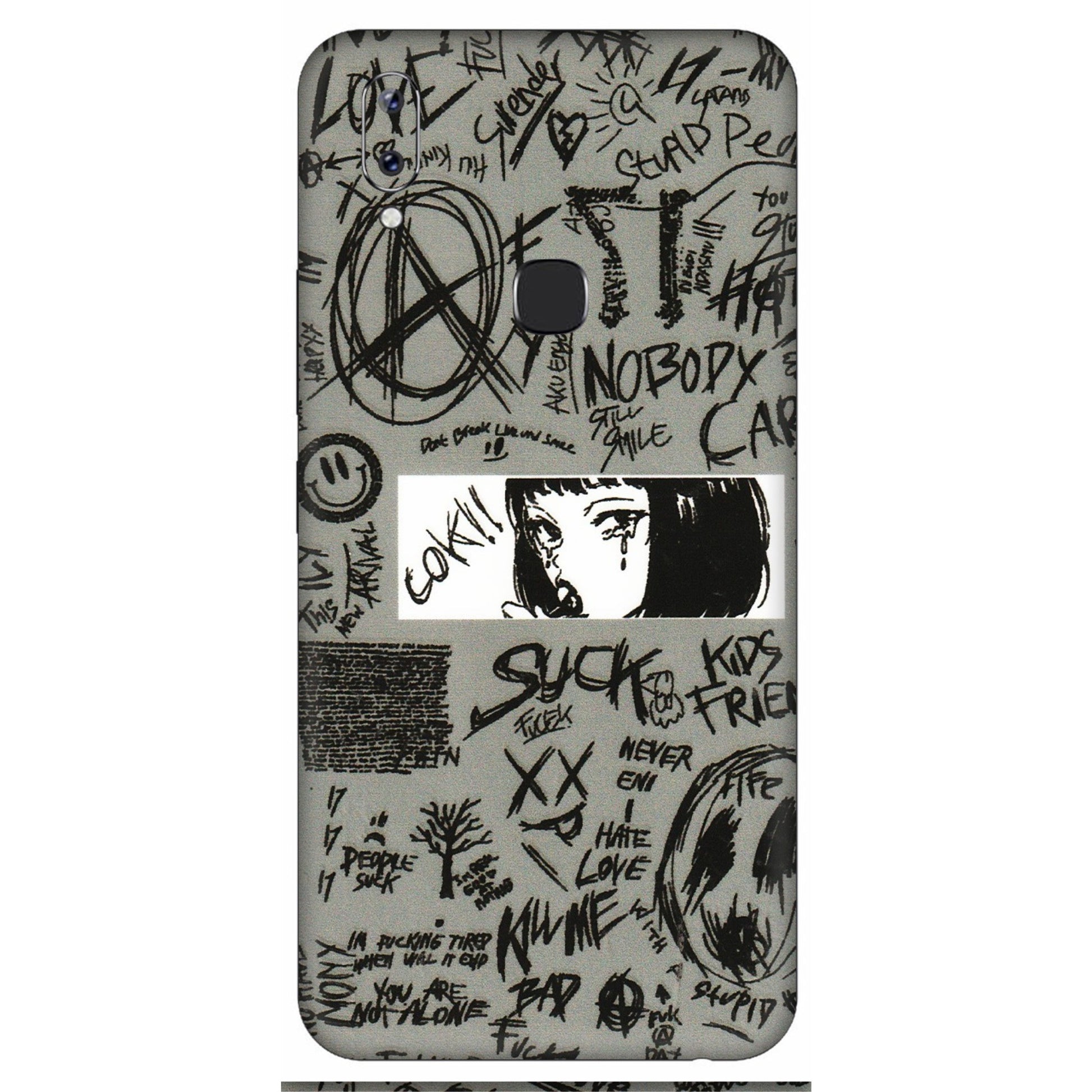 VIVO Y Series Phone Skins (All Models) - Never Have Love Anime - 3D Embossed Finish (L-260) Vivo Y83 Pro
