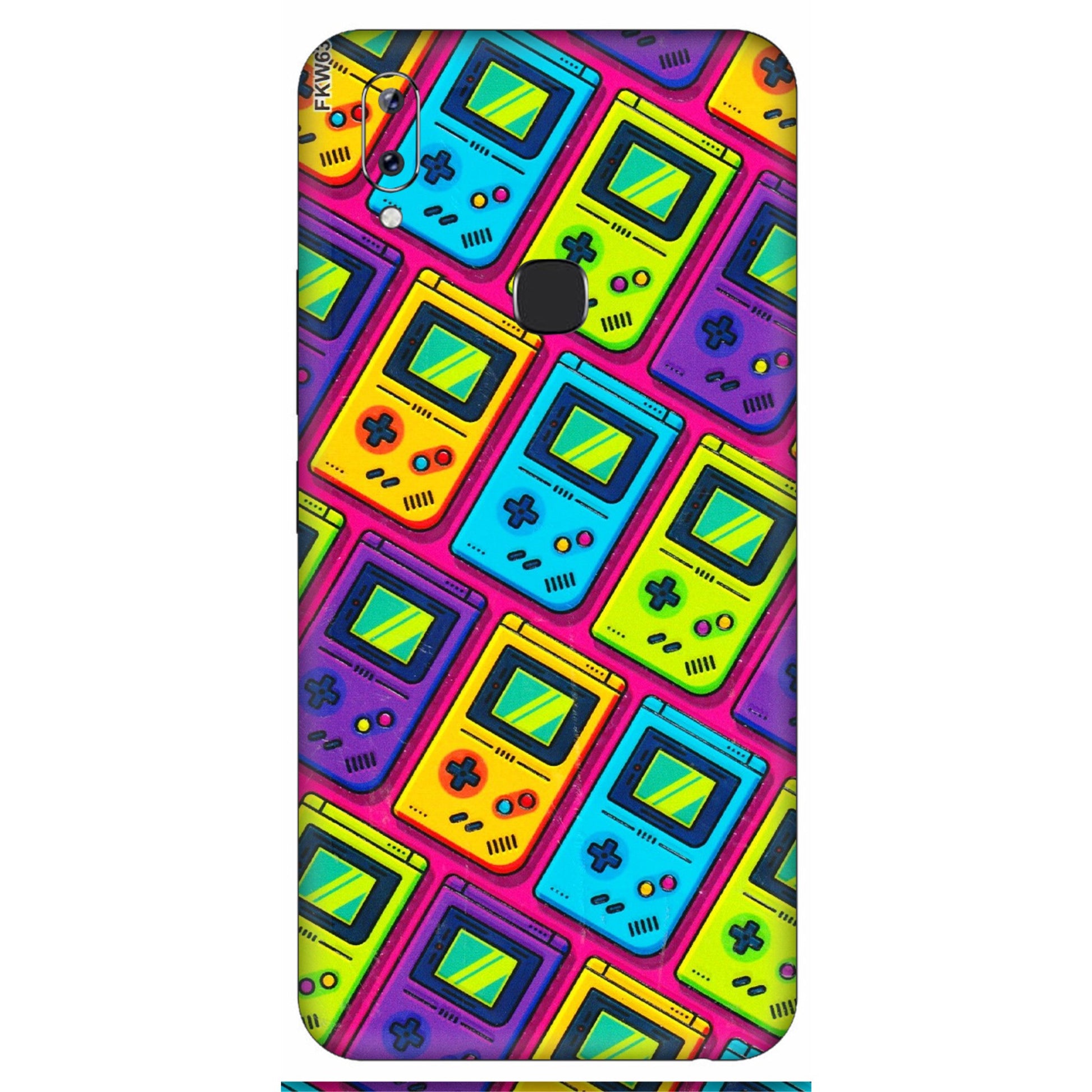 VIVO Y Series Phone Skins (All Models) - Gameboy Colourful - 3D Embossed Finish (L-266) Vivo Y83 Pro
