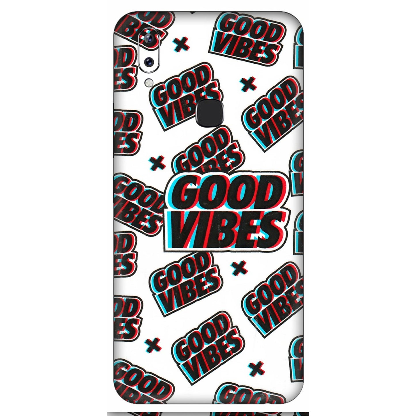 VIVO Y Series Phone Skins (All Models) - Good Vibes - 3D Embossed Finish (L-282) Vivo Y83 Pro