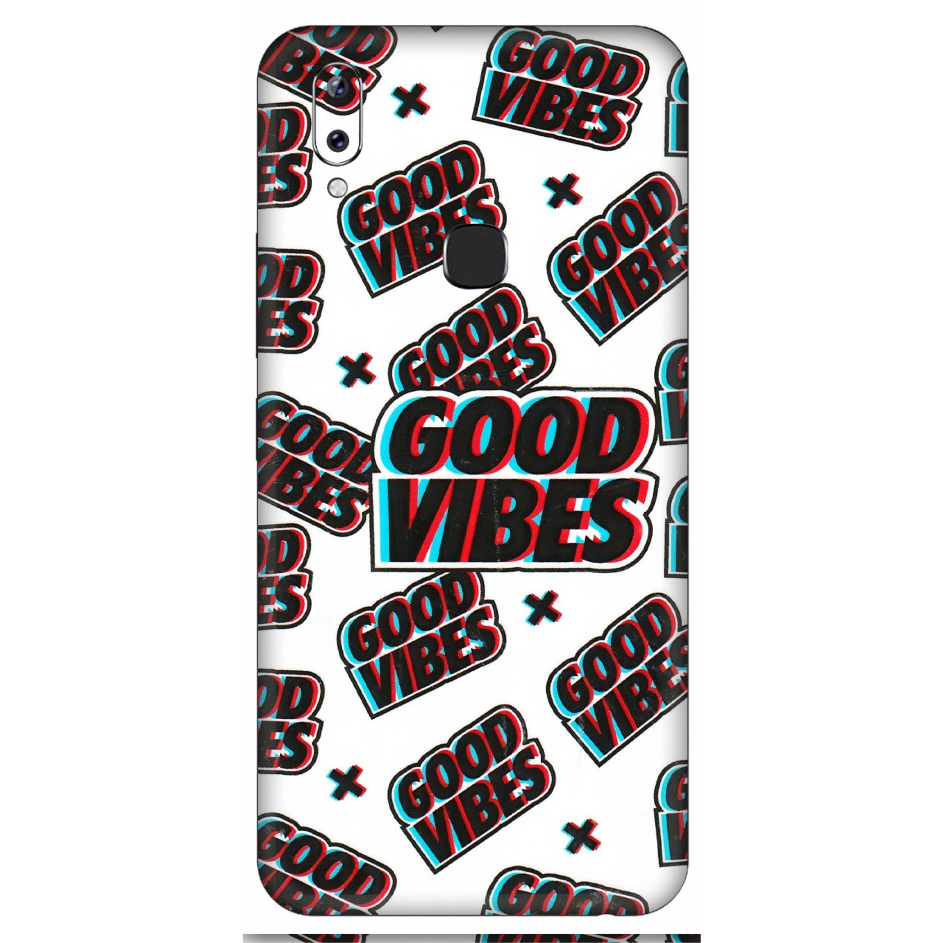 VIVO Y Series Phone Skins (All Models) - Good Vibes - 3D Embossed Finish (L-282) Vivo Y83 Pro