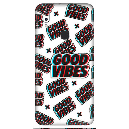 VIVO Y Series Phone Skins (All Models) - Good Vibes - 3D Embossed Finish (L-282) Vivo Y83 Pro