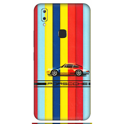 VIVO Y Series Phone Skins (All Models) - Multicolour Porche - 3D Embossed Finish (L-39) Vivo Y83 Pro