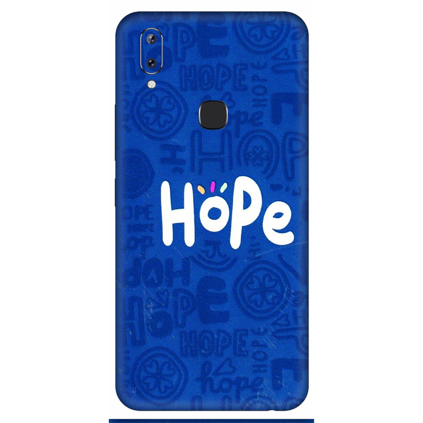 VIVO Y Series Phone Skins (All Models) - Hope Doodles Blue - 3D Embossed Finish (L-43) Vivo Y83 Pro