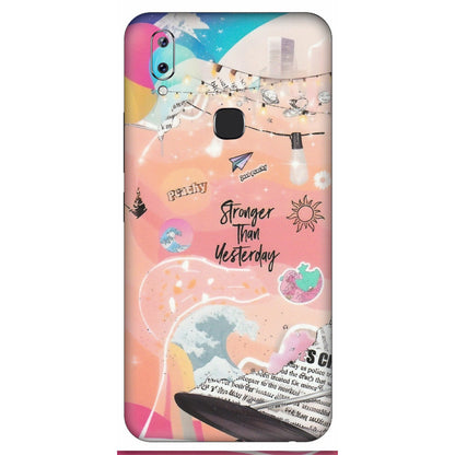 VIVO Y Series Phone Skins (All Models) - Stronger Then Yesterday - Matte Finish (M-128) Vivo Y83 Pro