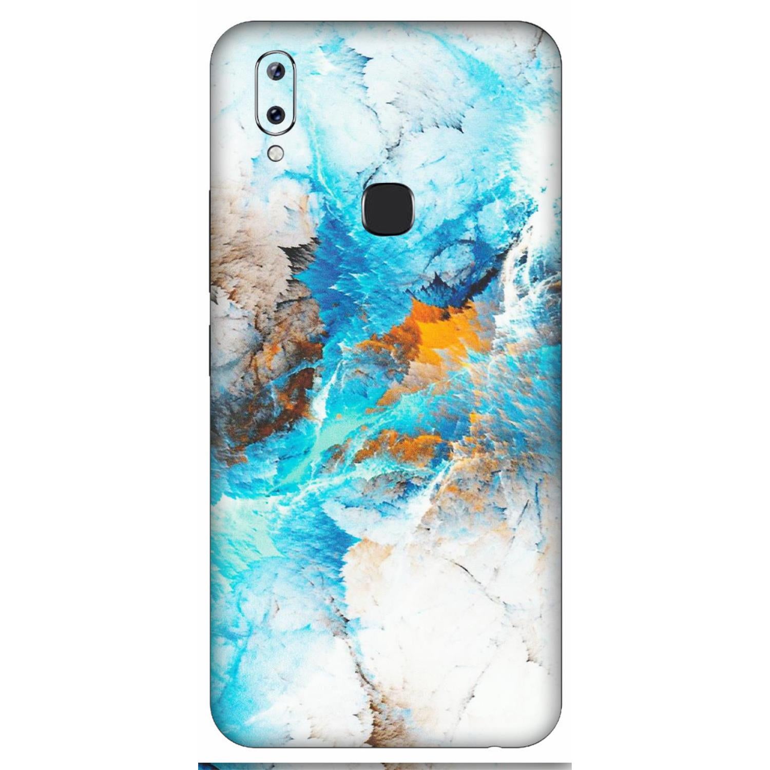 VIVO Y Series Phone Skins (All Models) - Blue Waves Abstract - Matte Finish (M-19) Vivo Y83 Pro