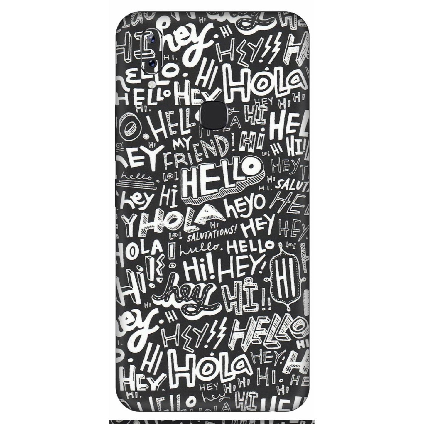 VIVO Y Series Phone Skins (All Models) - Hi Hello Doodles - Matte Finish (M-25) Vivo Y83 Pro