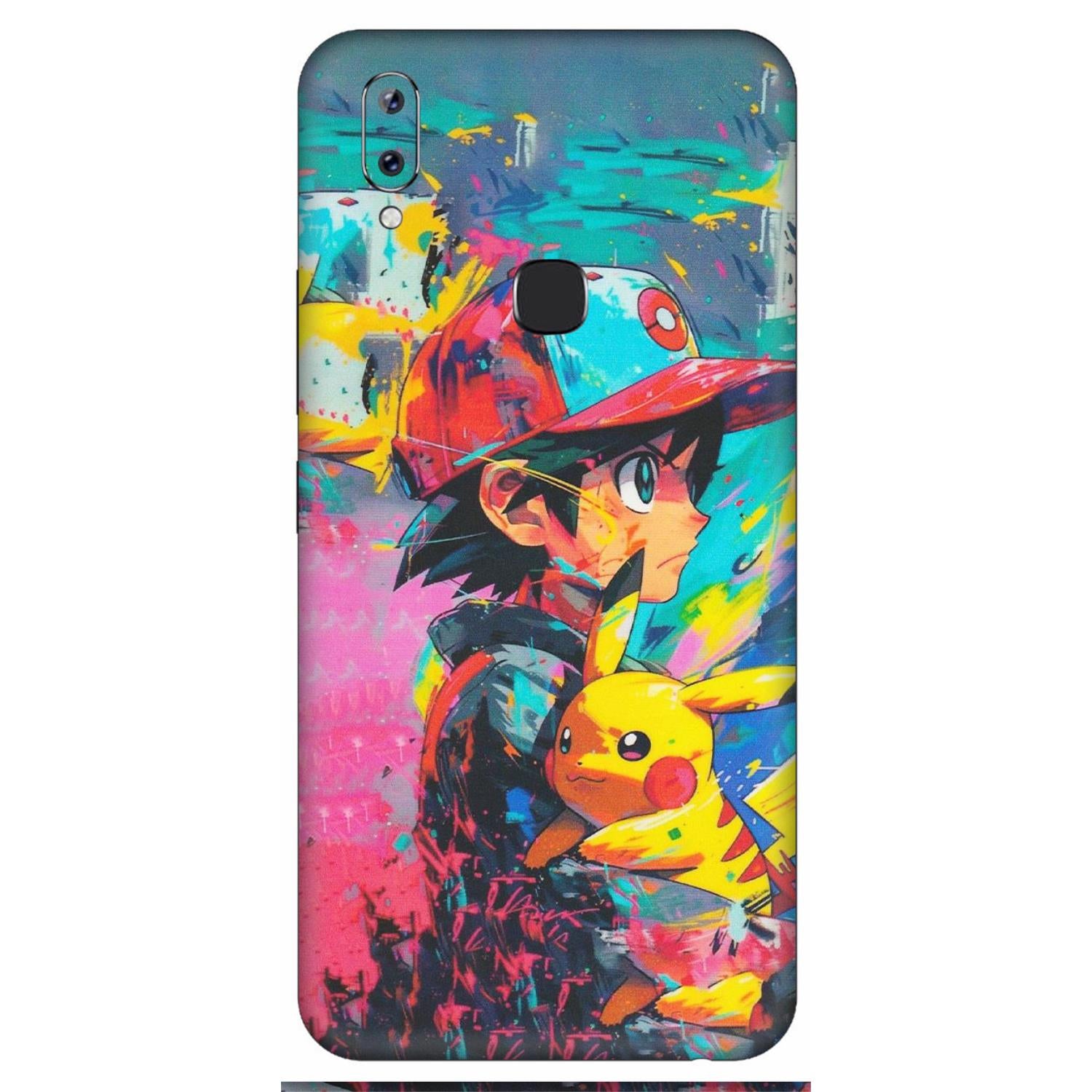 VIVO Y Series Phone Skins (All Models) - Ash & Pikachu - Matte Finish (M-26) Vivo Y83 Pro