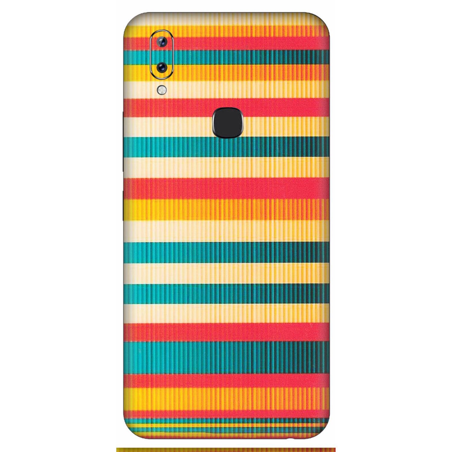 VIVO Y Series Phone Skins (All Models) - Colourful Stripes Soothing Effect - Matte Finish (M-86) Vivo Y83 Pro