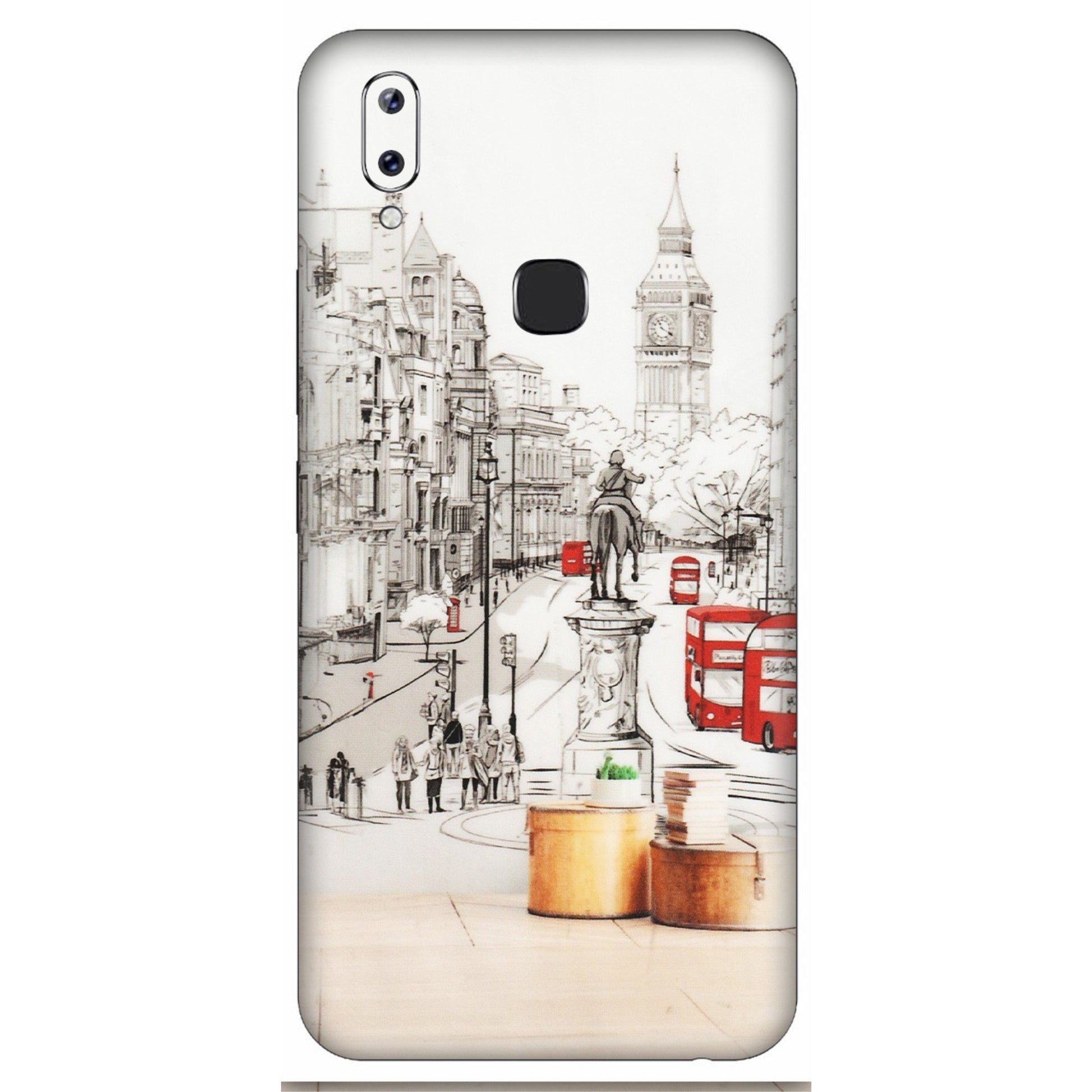 VIVO Y Series Phone Skins (All Models) - London Street - Transparent Finish (T-02) Vivo Y83 Pro