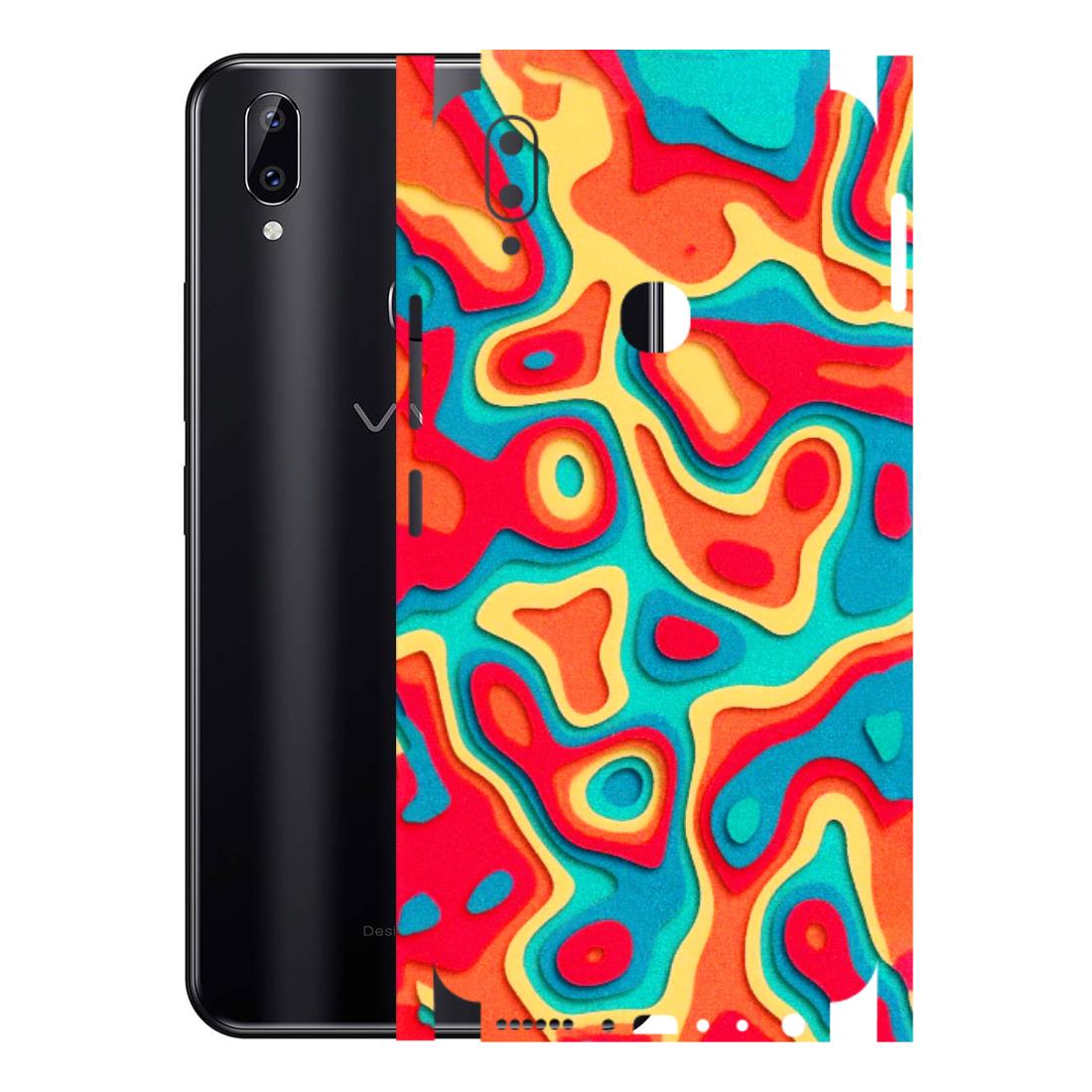 VIVO Y Series Phone Skins (All Models) - Abstract Swirl - 3D Embossed Finish (L-150) Vivo Y83 Pro