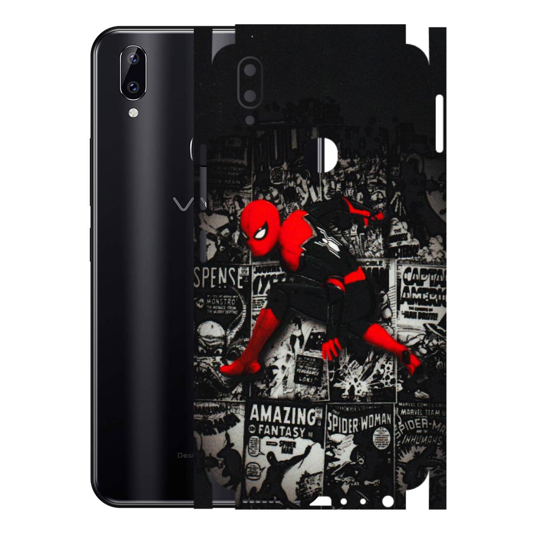 VIVO Y Series Phone Skins (All Models) - SpiderMan New - 3D Embossed Finish (L-162) Vivo Y83 Pro
