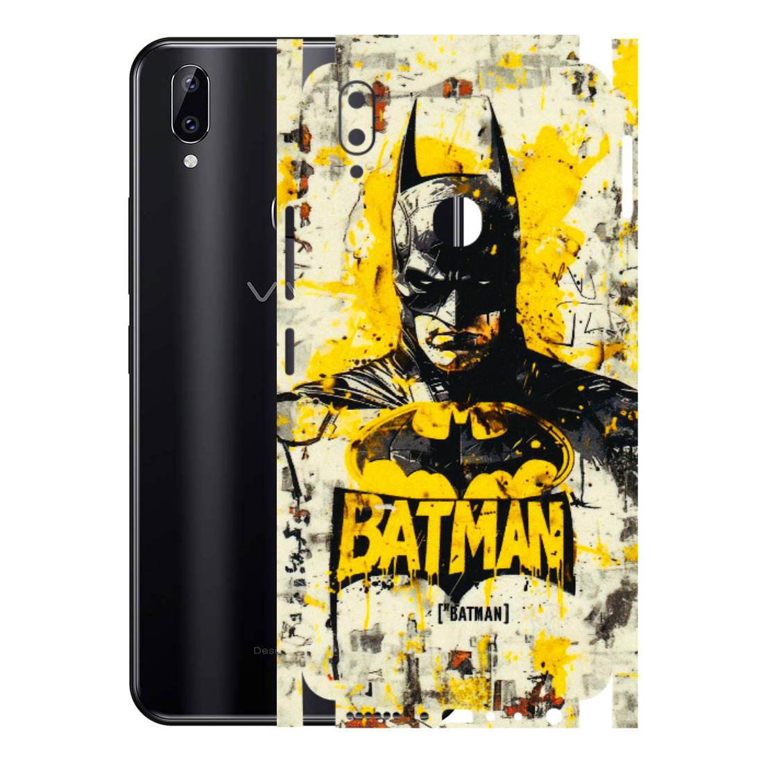 VIVO Y Series Phone Skins (All Models) - Batman Yellow BT - 3D Embossed Finish (L-304) Vivo Y83 Pro