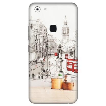 VIVO Y Series Phone Skins (All Models) - London Street - Transparent Finish (T-02) Vivo Y83