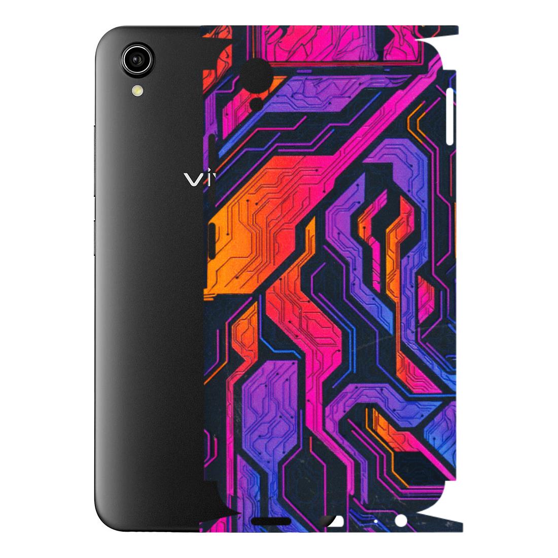 VIVO Y Series Phone Skins (All Models) - Tech Circuits Futuristic - 3D Embossed Finish (L-07) Vivo Y90