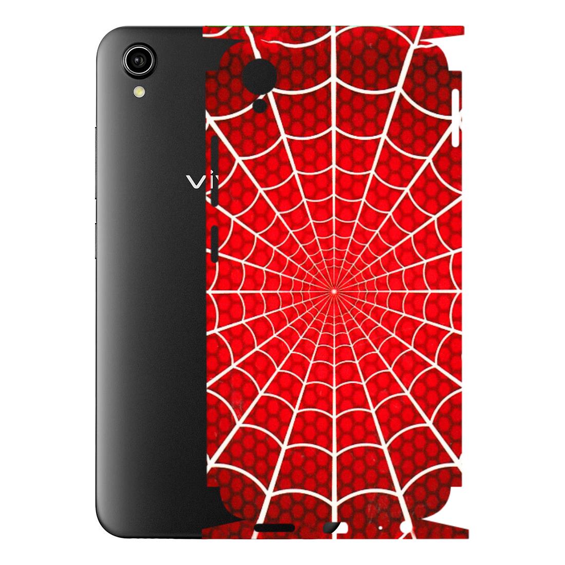 VIVO Y Series Phone Skins (All Models) - Classic Spidey Web - 3D Embossed Finish (L-115) Vivo Y90