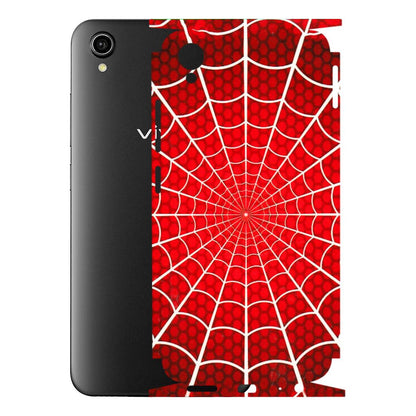 VIVO Y Series Phone Skins (All Models) - Classic Spidey Web - 3D Embossed Finish (L-115) Vivo Y90