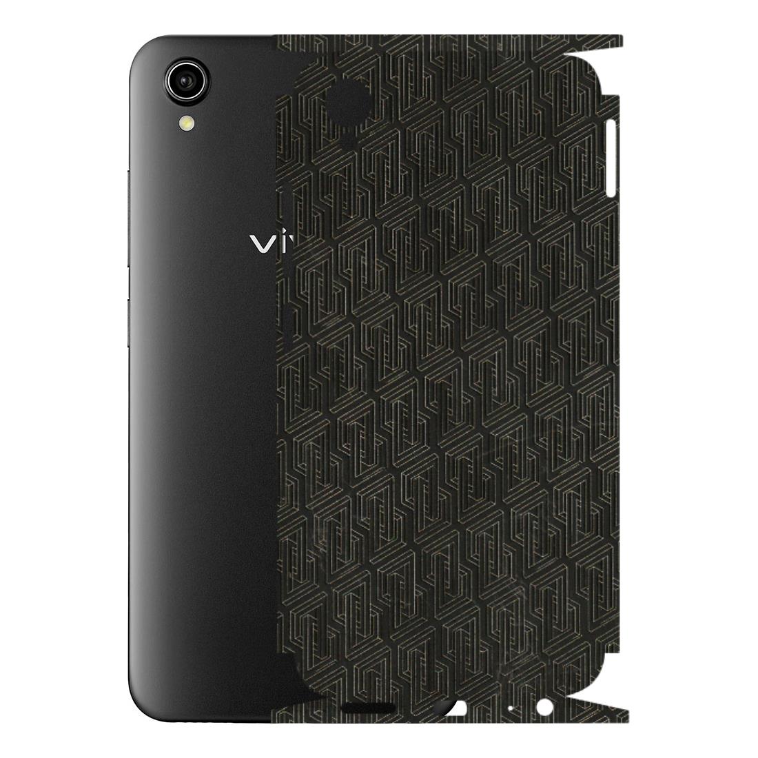 VIVO Y Series Phone Skins (All Models) - Black Abstract Pattern - 3D Embossed Finish (L-117) Vivo Y90
