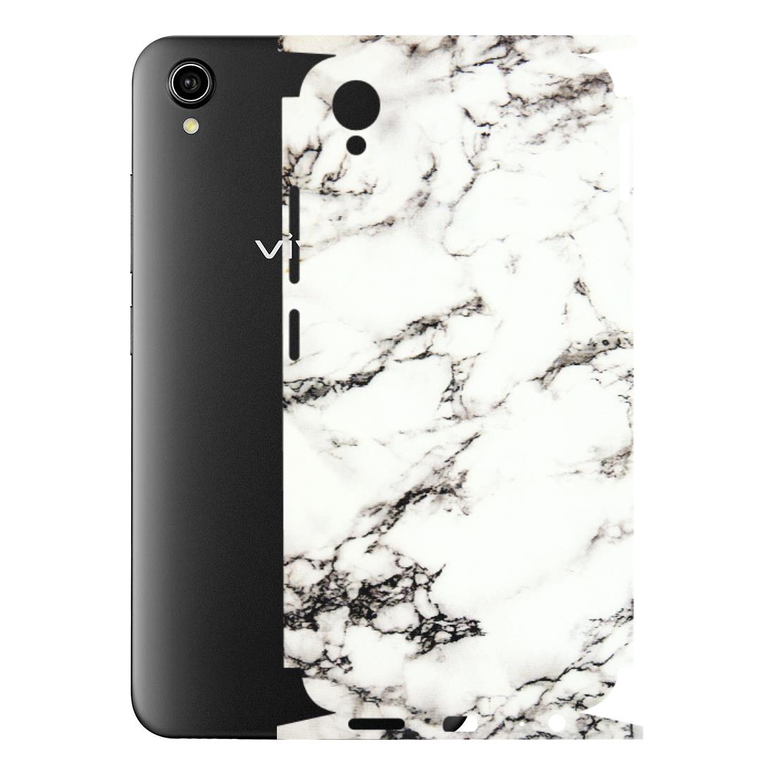 VIVO Y Series Phone Skins (All Models) - Black and White Marble Texture - 3D Embossed Finish (L-124) Vivo Y90