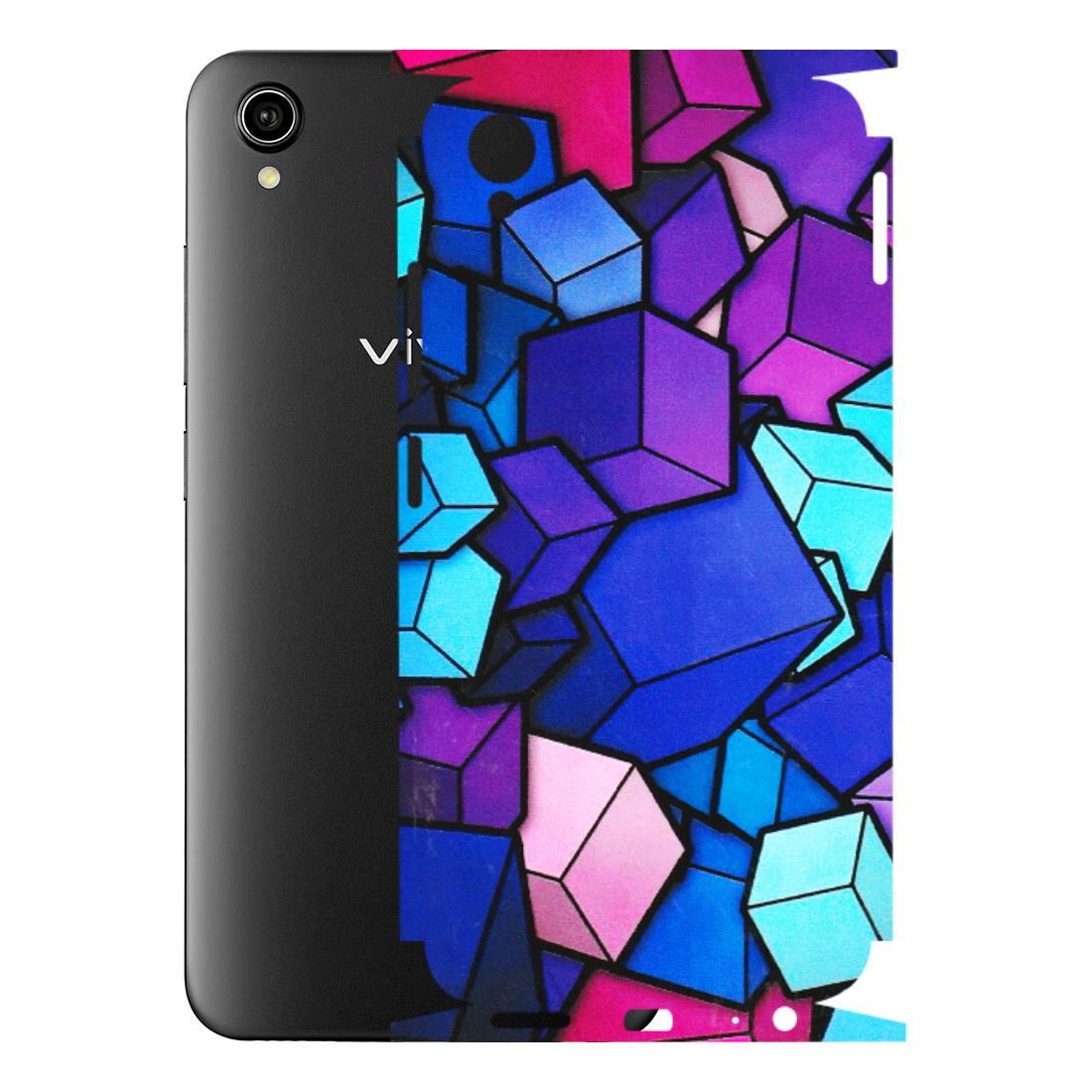 VIVO Y Series Phone Skins (All Models) - Cube Doodle - 3D Embossed Finish (L-141) Vivo Y90